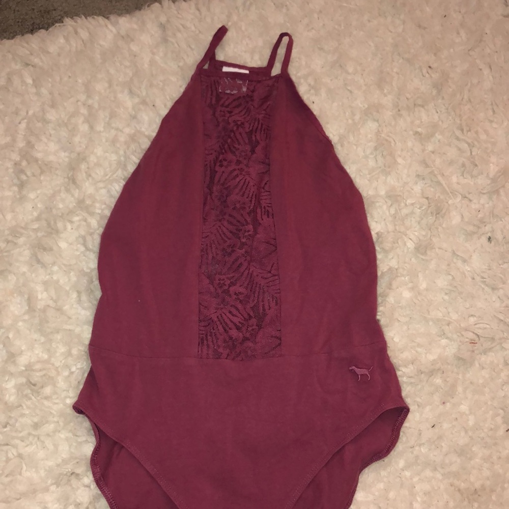 Pink Lace Bodysuit